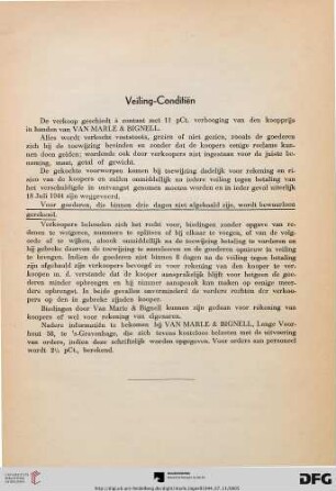 Veiling-Conditien