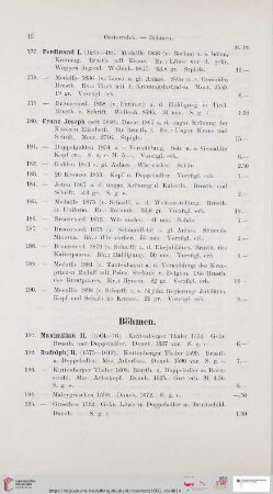 Böhmen (Nr. 191-205)