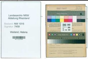 Entnazifizierung Helene Weiland , geb. 08.06.1902 (Mitinhaberin)