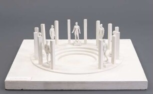 Entwurfsmodell für den Ring der Statuen für Frankfurt am Main, Rothschildpark
