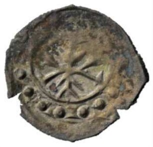 Fundmünze, Pfennig (Schüsselpfennig), Anfang des 17. Jh.
