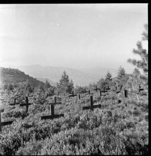 Deutscher Kriegerfriedhof Bärenstall, Vogesen. Sommer 1941