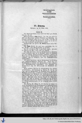 17. Sitzung, 28.03.1919