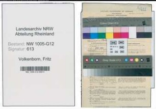 Entnazifizierung Fritz Volkenborn , geb. 27.08.1901 (Hilfsarbeiter)