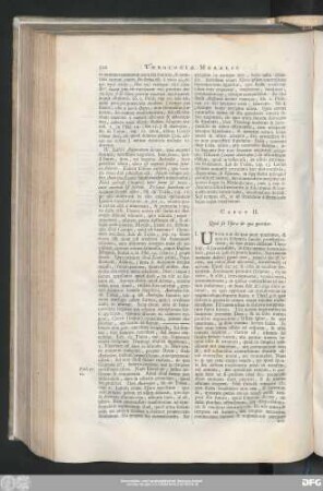 Caput II. Quid sit Usura de qua quaeritur.
