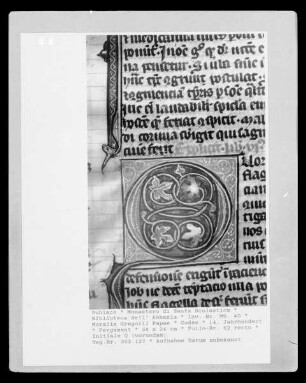 Moralia Gregorii Papae — Initiale Q (uorundam), Folio 62 recto
