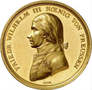Loos, Daniel Friedrich: Huldigung an Friedrich Wilhelm III.
