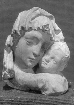Fragment einer Madonna mit Kind