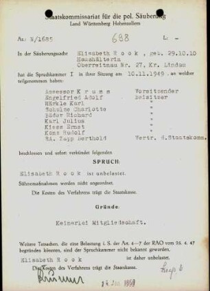 Rook, Elisabeth