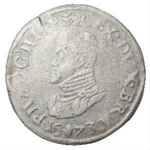 Fundmünze, Patagon, 1573