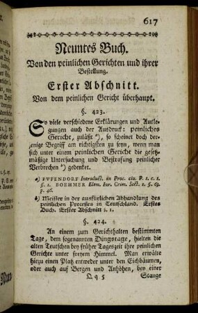 Erster Abschnitt. - Dritter Abschnitt.