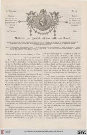 Heft 15 (26. Januar 1882)