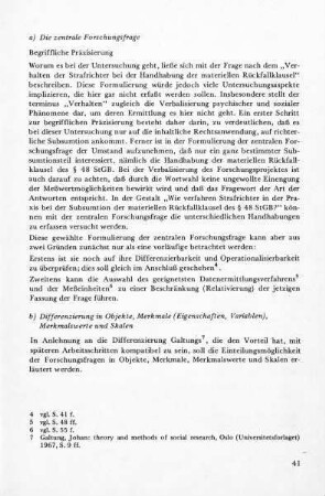 b) Differenzierung der Objekte, Merkmale (Variablen), Merkmalswerte und Skalen
