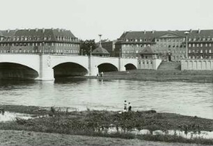 Forst, Neiße : Forst. Straßenbrücke über die Neiße
