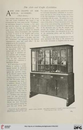 69: Arts and crafts at the Royal Academy, [3]