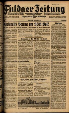 Ausgabe vom Montag, den 27. Oktober 1941.