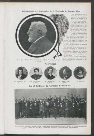 Fallecimiento del Gobernador de la Provincia de Buenos Aires