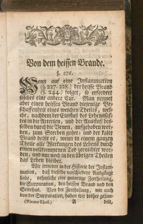 Von dem heissen Brande