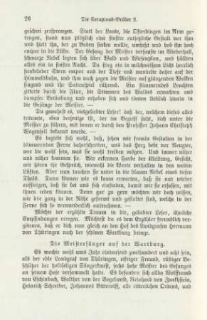 Die Meistersänger auf der Wartburg