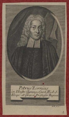 Bildnis des Petrus Zornius