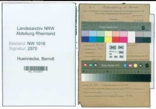 Entnazifizierung Berndt Huennecke , geb. 27.05.1905 ()