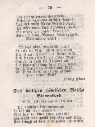 Des heiligen römischen Reichs Bienenkorb