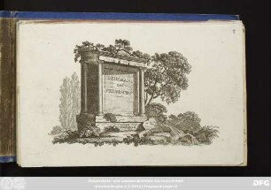 Denkmahl der Freundschaft : Stammbuch Emil Siedenburg : Göttingen : Wiederhold
