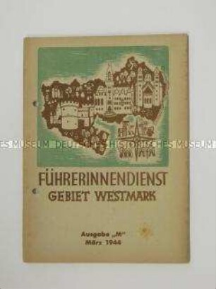 Regionales Schulungsheft für BDM-Führerinnen
