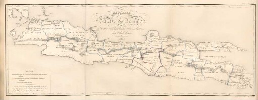 Esquisse de l'île de Java