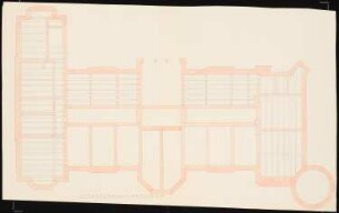 Schloss Schlemmin: Grundriss mit Balkenlage