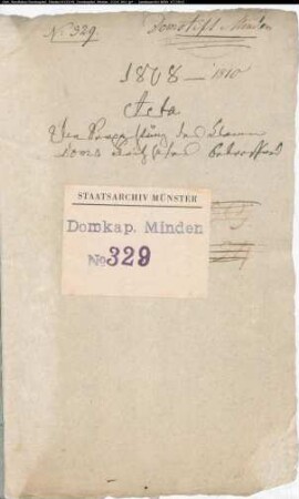 Verpachtung des kleinen Domfriedhofs