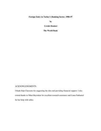 Financial Market Efficiency in a Developing Economy: The Turkish Case