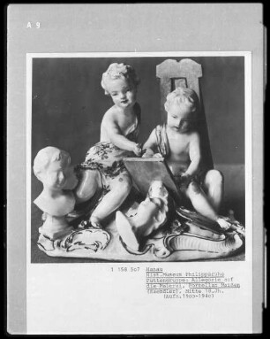 Puttengruppe: Allegorie der Malerei