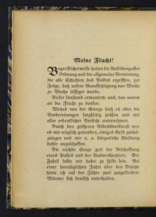 76 Meine Flucht