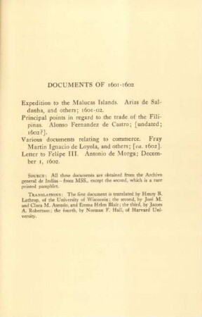 Documents of 1601-1602