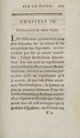 Chapitre VII. Continuation du même sujet