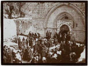 Mariengrab mit russ. Pilgern [Jerusalem]