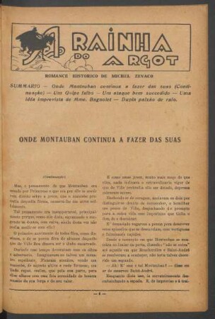 A rainha do Argot : Romance histórico