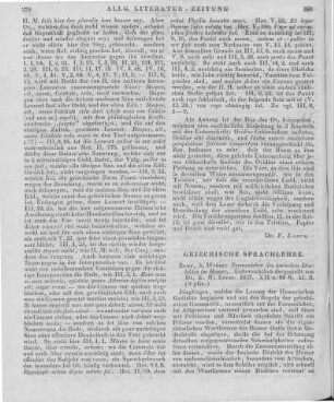 Lucas, K. W.: Formenlehre des ionischen Dialektes im Homer. Bonn: Weber 1837