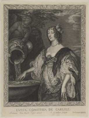 Bildnis der Lvcia Comitissa de Carlile