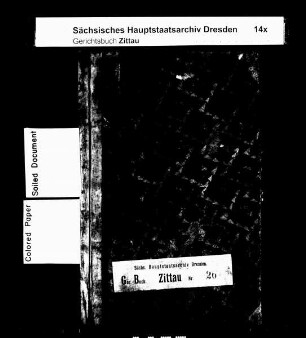 Gerichtshandelsbuch der Stadt, Bd. 023