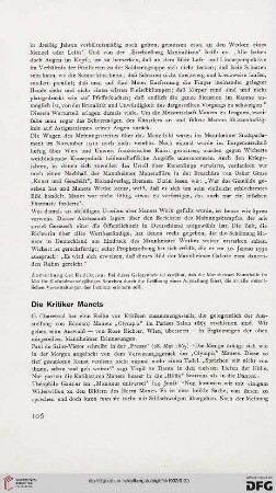 Die Kritiker Manets