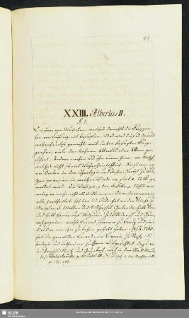 XXIII. Albertus II.