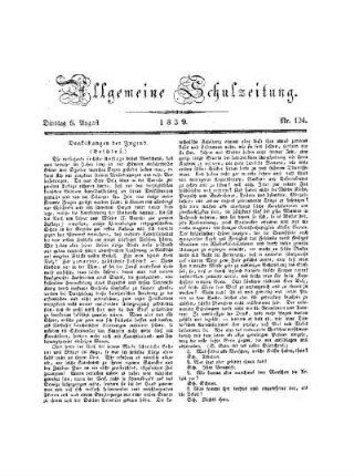 Denkübungen der Jugend : (Beschluß)