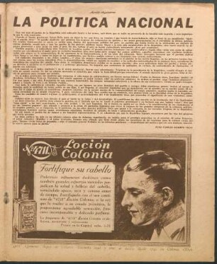 La política nacional