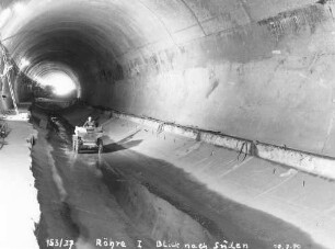 Tunnel bei Hölzern in km 528,925 Röhre I, Blick nach Süden