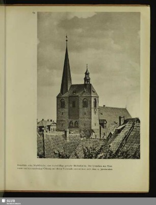 Benedikti- oder Marktkirche, eine dreischiffige gotische Hallenkirche