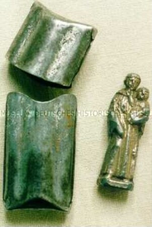 Heiligenfigur (in Behältnis)