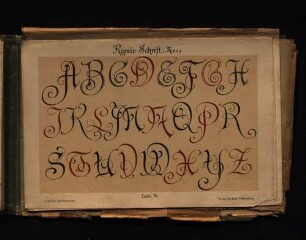 Kursiv-Schrift (Neu) - Tafel 74