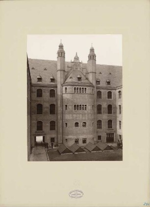 Eisenbahndirektion, Halle/Saale: Hofansicht